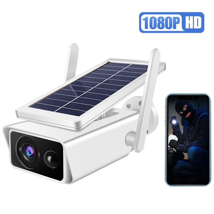 T13-2 1080P HD Solar Powered 2.4GHz WiFi Security Camera without Battery, Support Motion Detection, Night Vision, Two Way Audio, TF Card, T13-2 without Battery T13-2 1080P HD Solar Powered 2.4GHz WiFi Security Camera without Battery, Support Motion Detection, Night Vision, Two Way Audio, TF Card, T13-2 without Battery